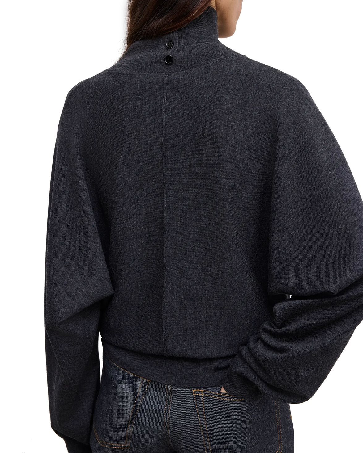 Merino Turtleneck Antracite Grey