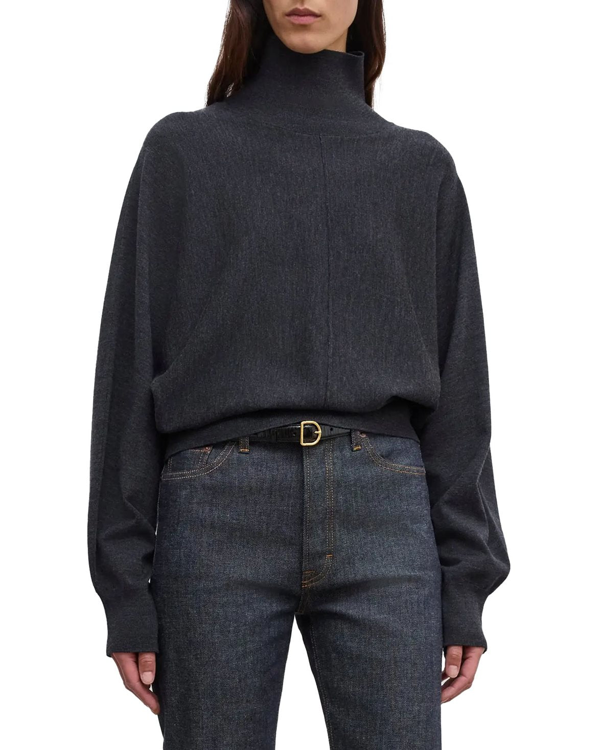 Merino Turtleneck Antracite Grey