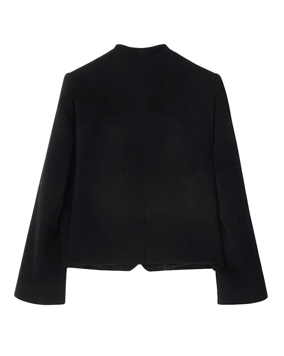 Short Curved Jacket Black
