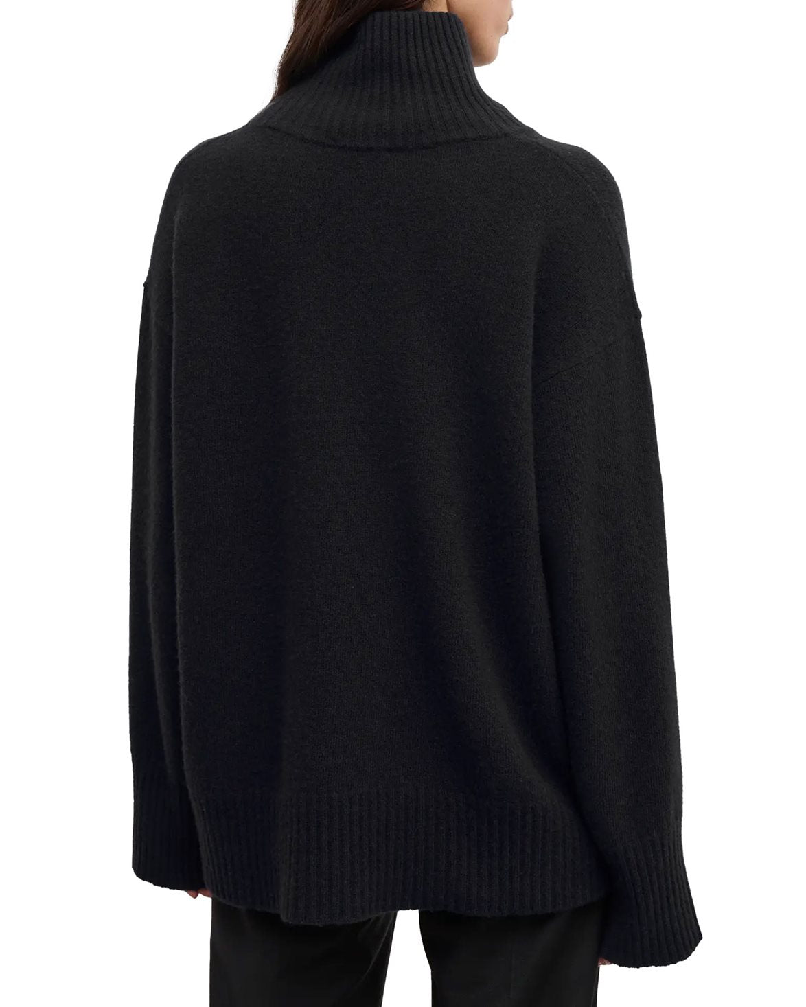 Soft Wool Turtleneck Black