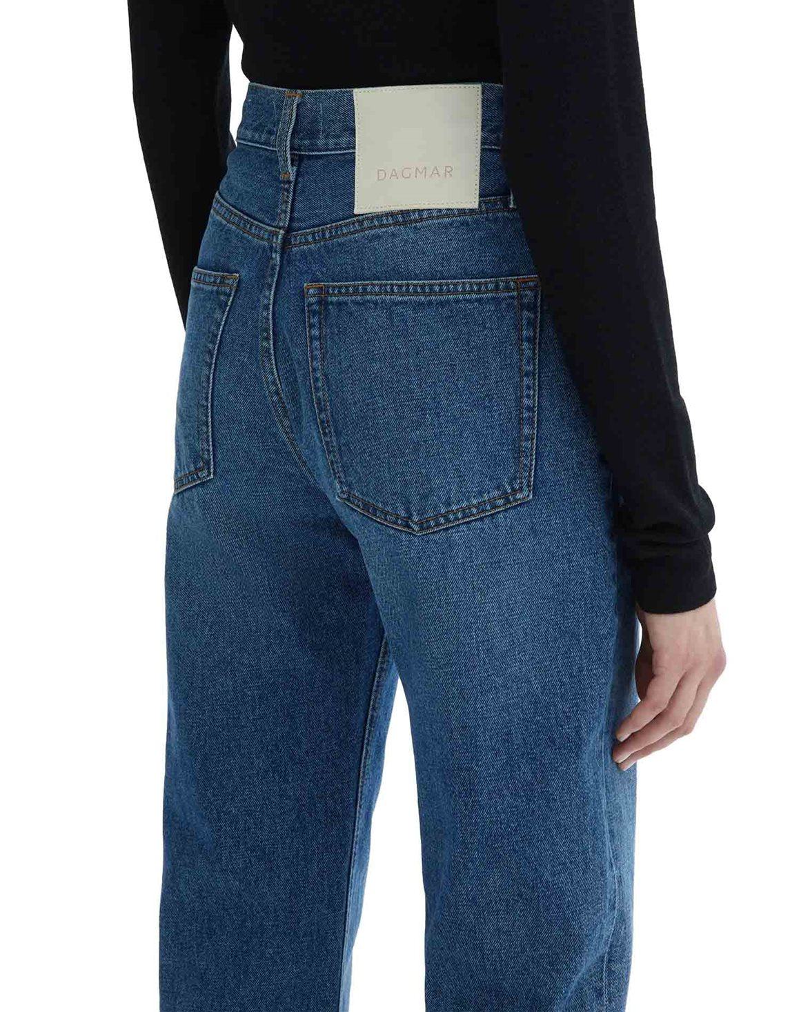 Straight Leg Denim Dark Blue