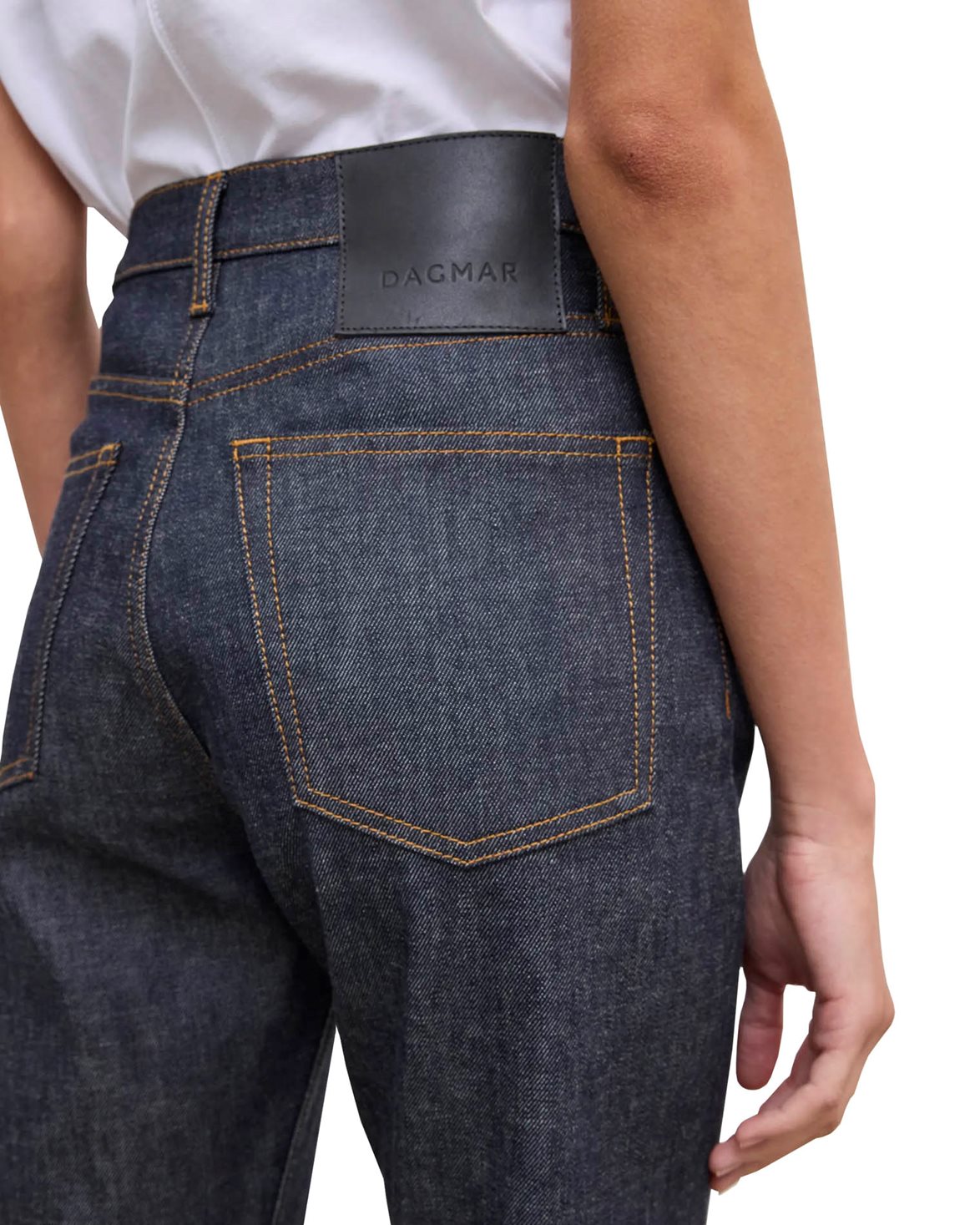 Straight Leg Denim Raw Blue