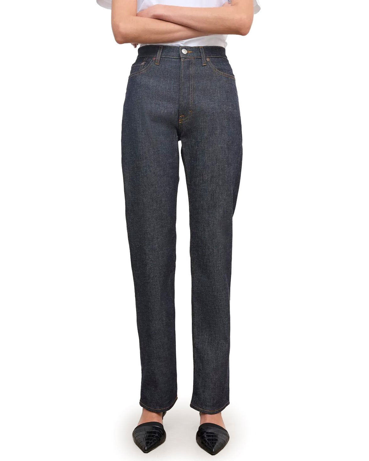 Straight Leg Denim Raw Denim