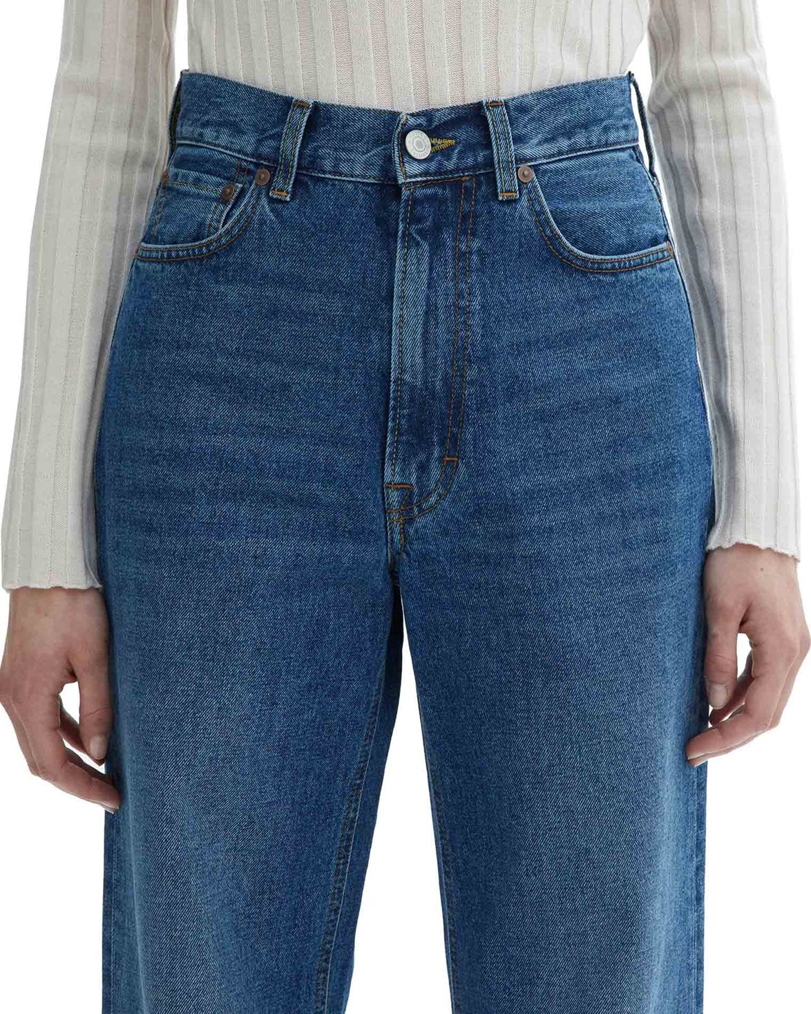 Wide Leg Denim Dark Blue