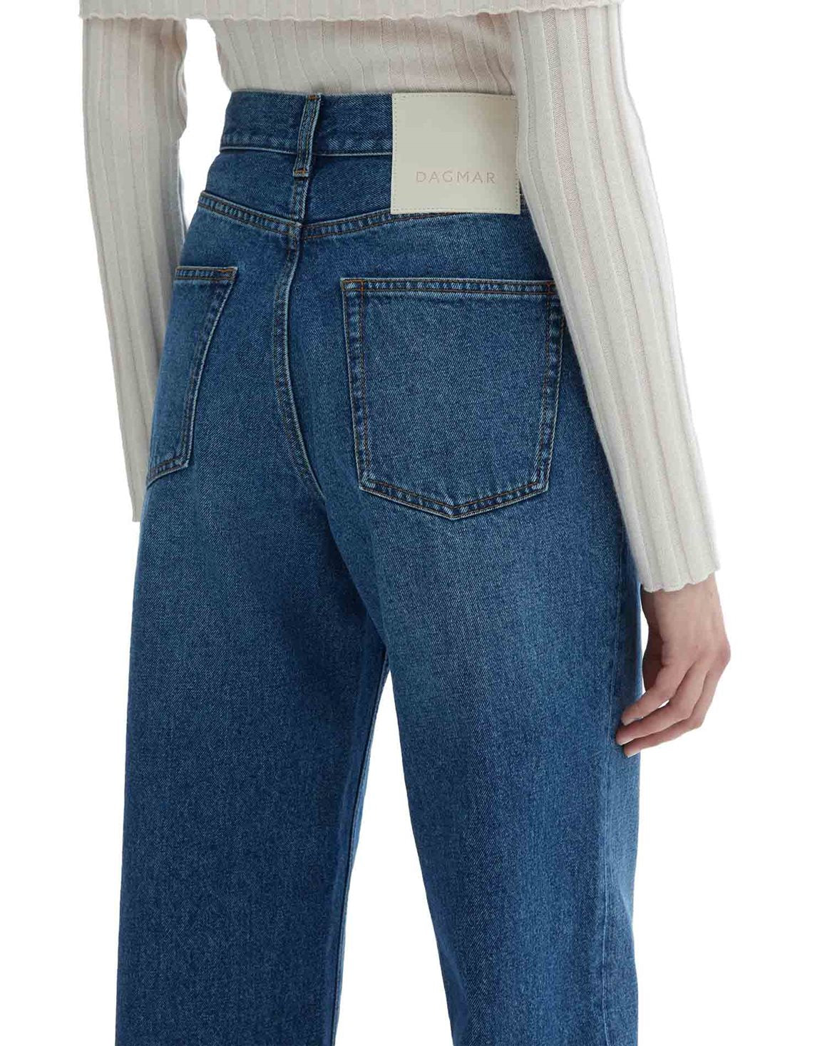 Wide Leg Denim Dark Blue