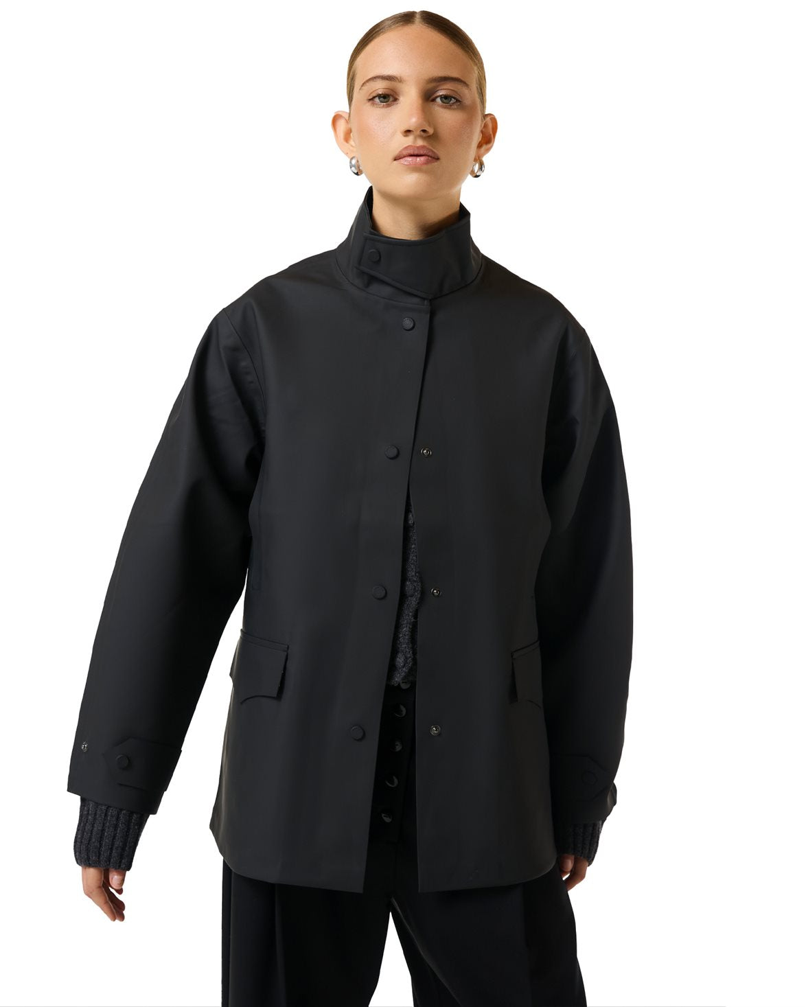 Migvie Rain Jacket Black