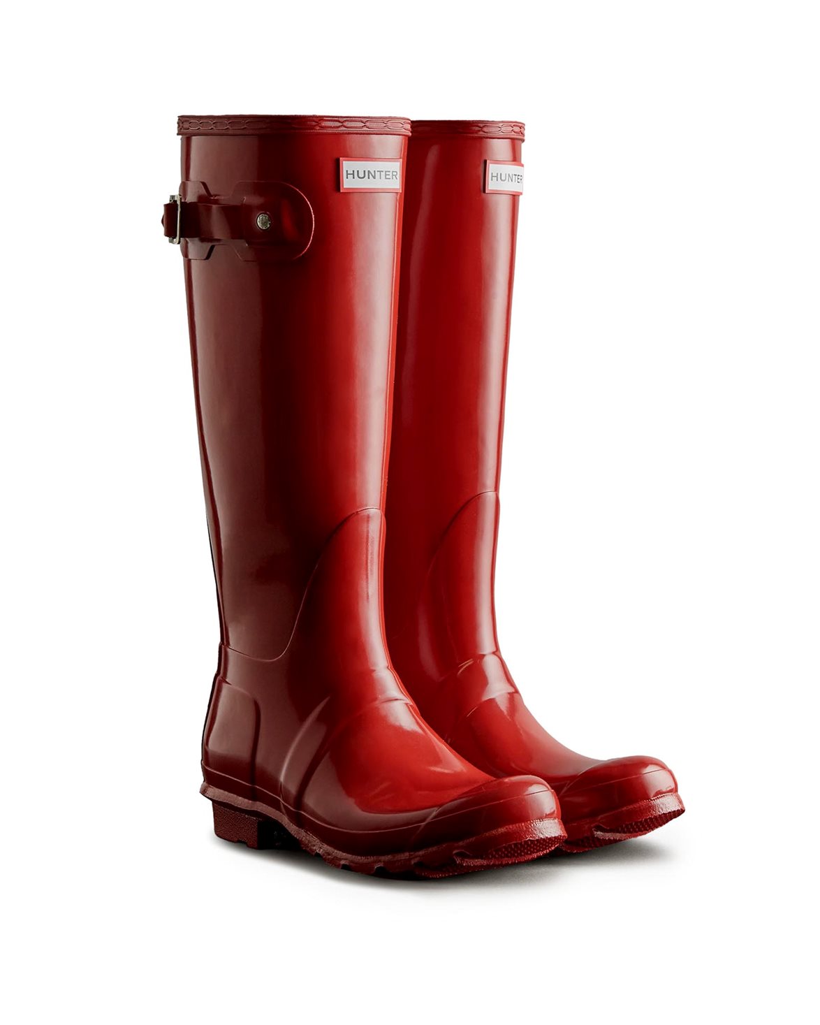 Original Tall Gloss Boot W Military Red