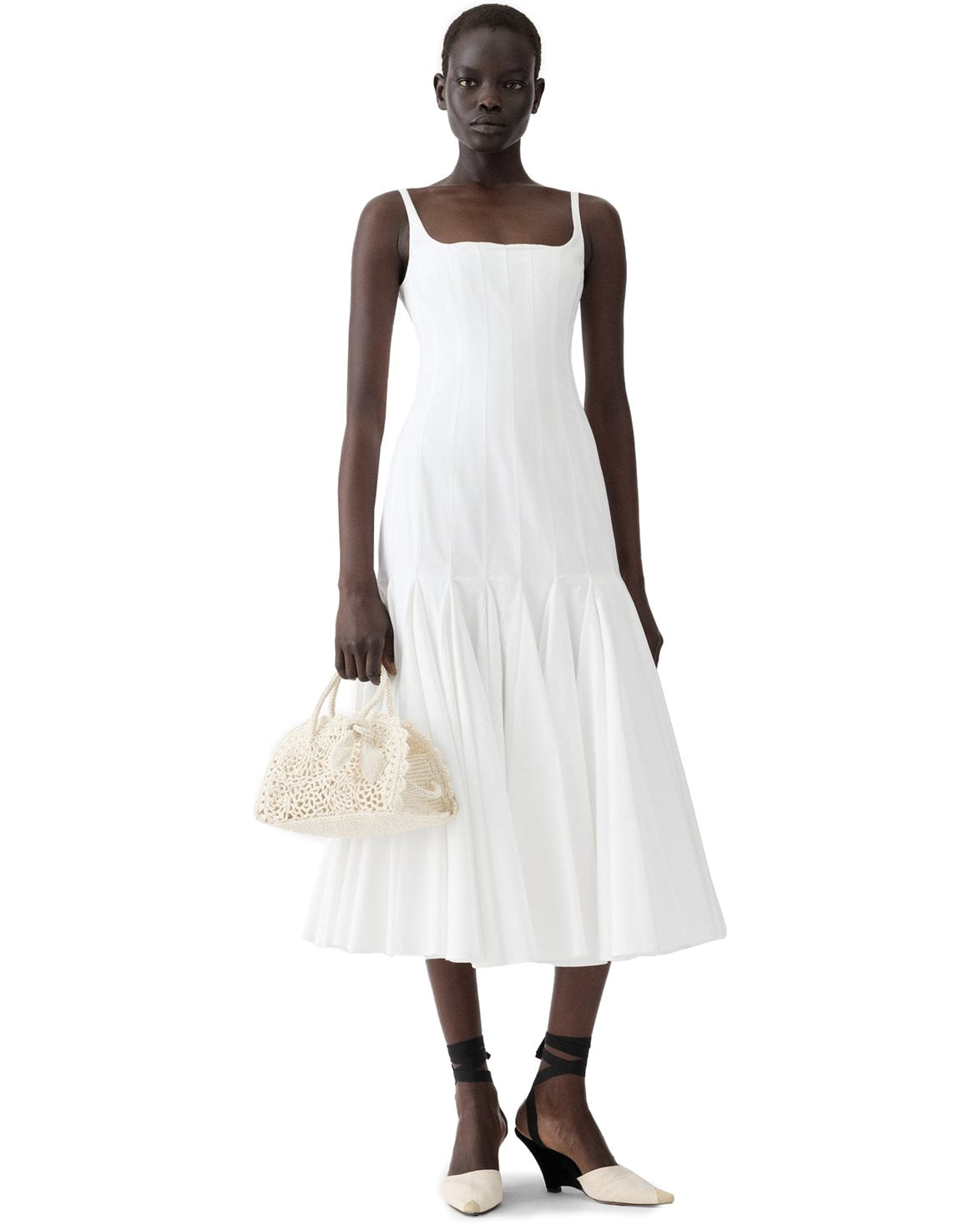 La Robe Agave Dress White
