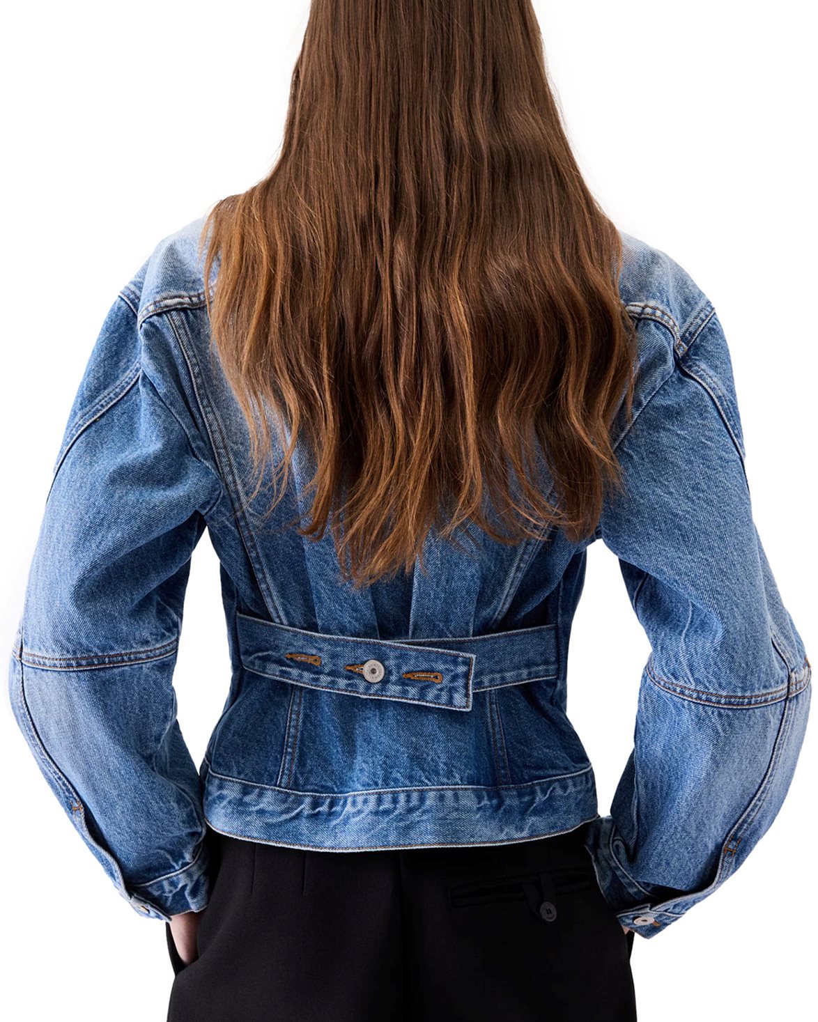 La Veste De-Nimes Denim Jacket Blue/Tabac
