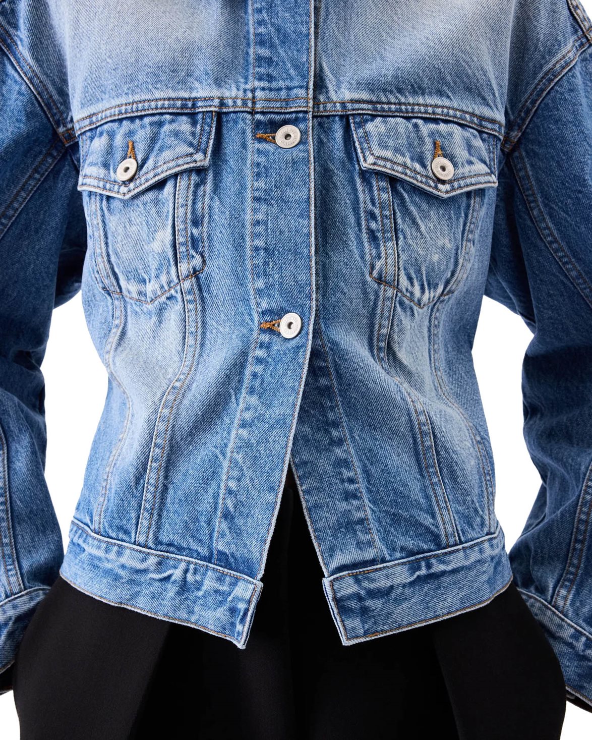 La Veste De-Nimes Denim Jacket Blue/Tabac
