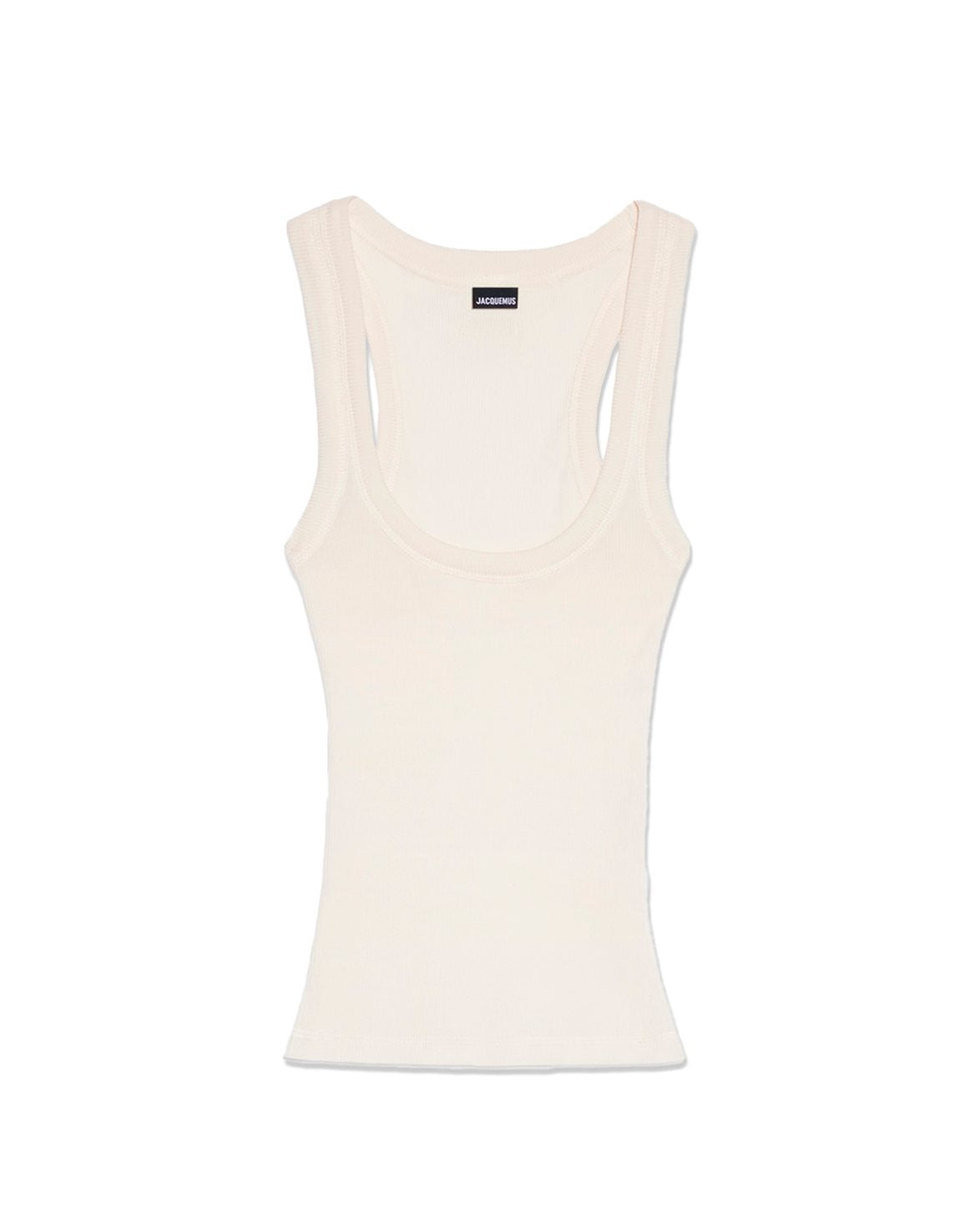 Le Debardeur Gros Grain Tank Top White