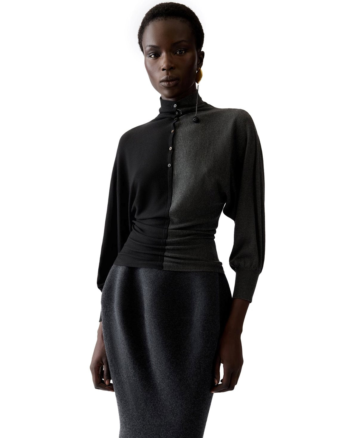 Le Polo Losange Sweater Multi/Black
