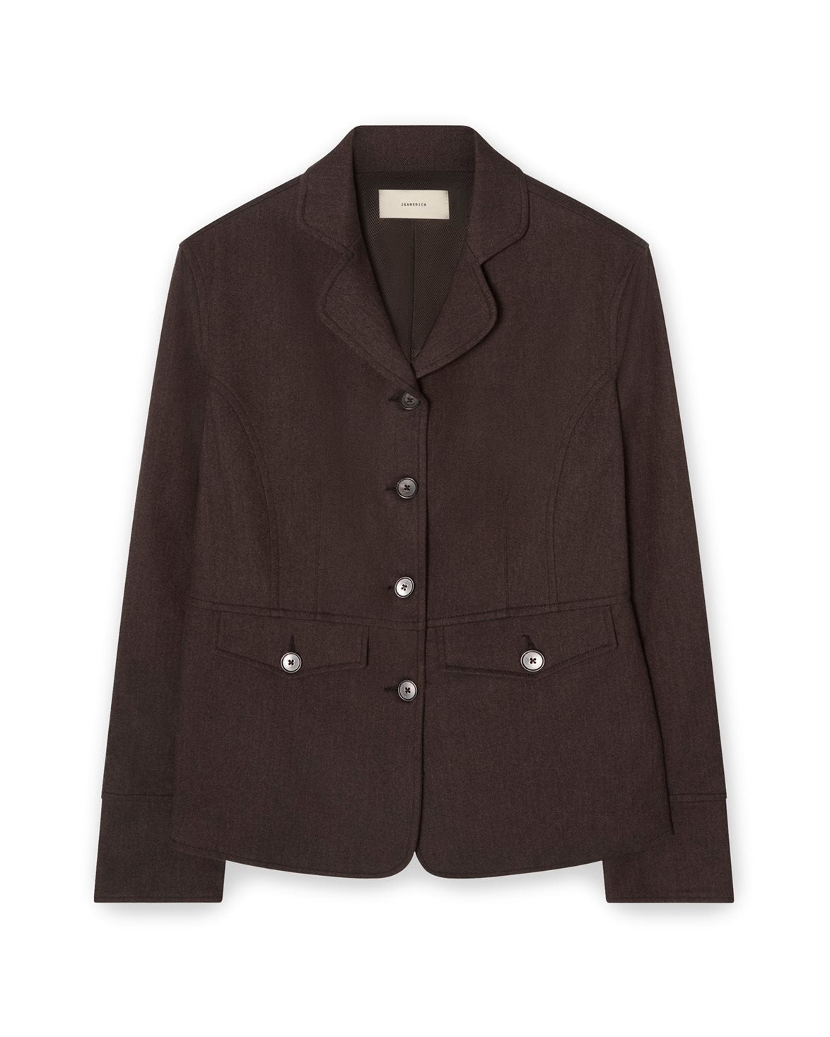 Jane Jacket Brown Herringbone