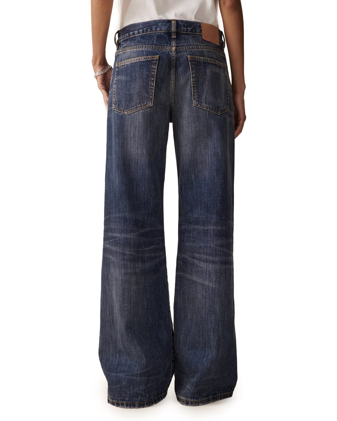 Kyoto Jeans Dark Blue Righe