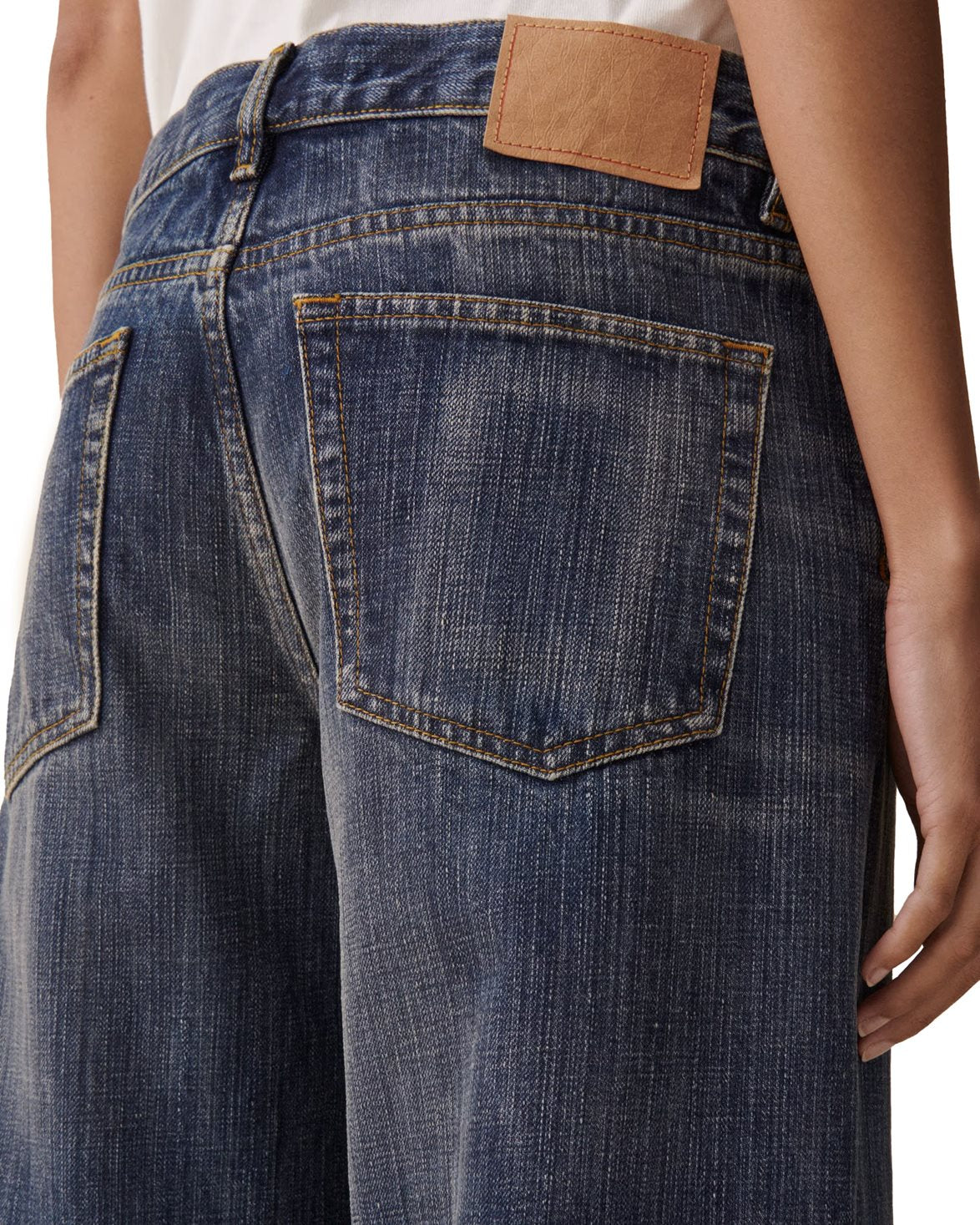 Kyoto Jeans Dark Blue Righe