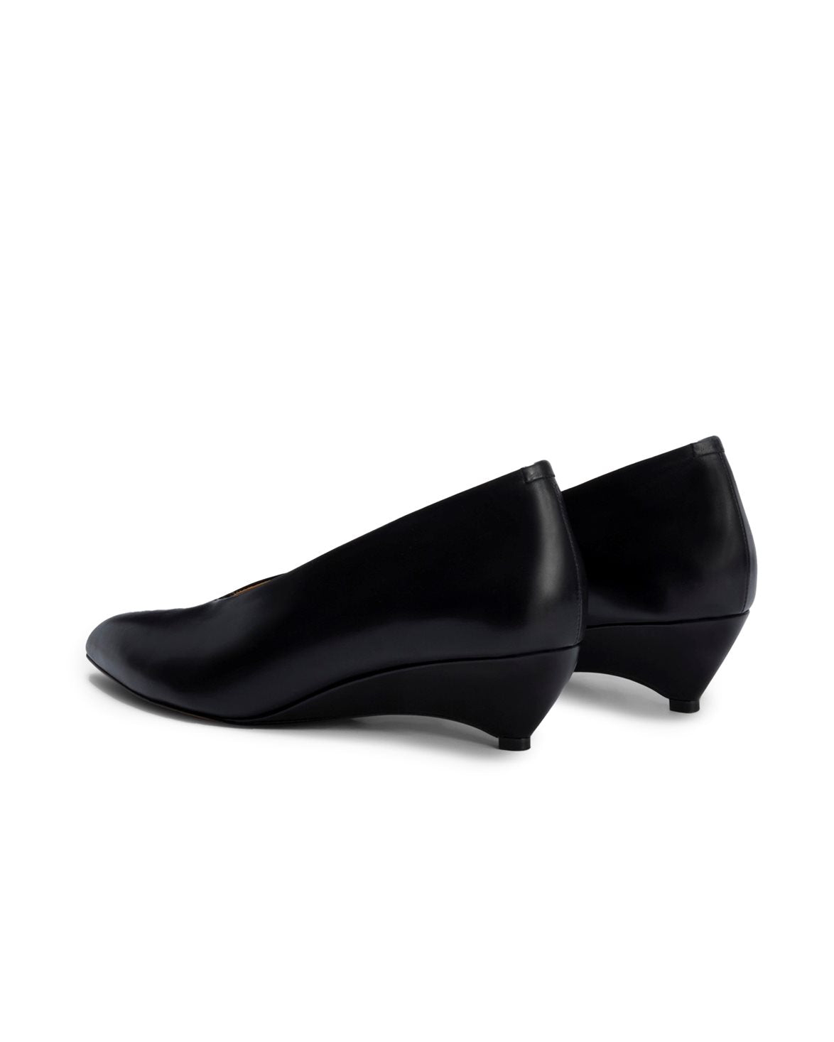 Arc Leather Pumps Black