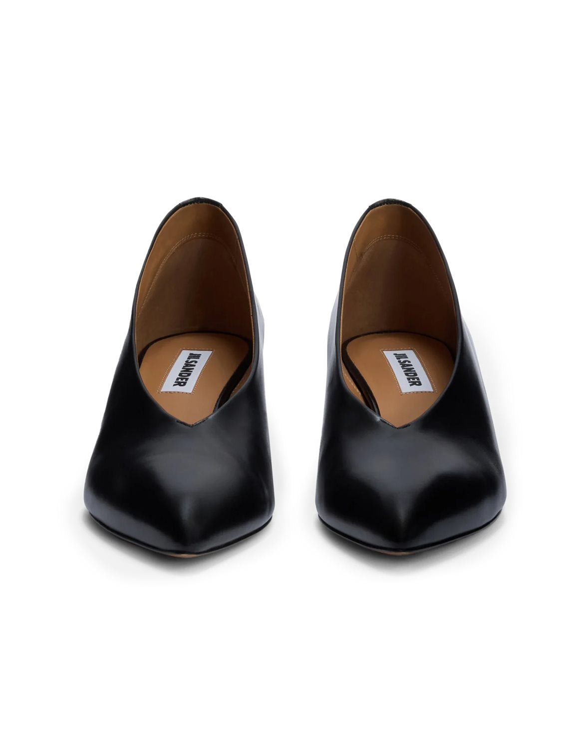Arc Leather Pumps Black