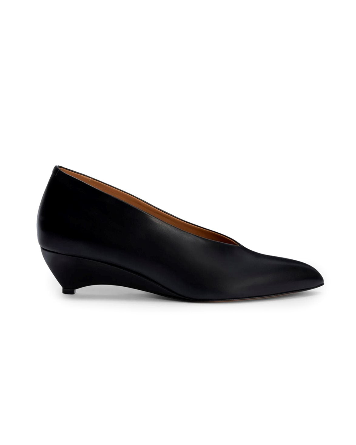 Arc Leather Pumps Black