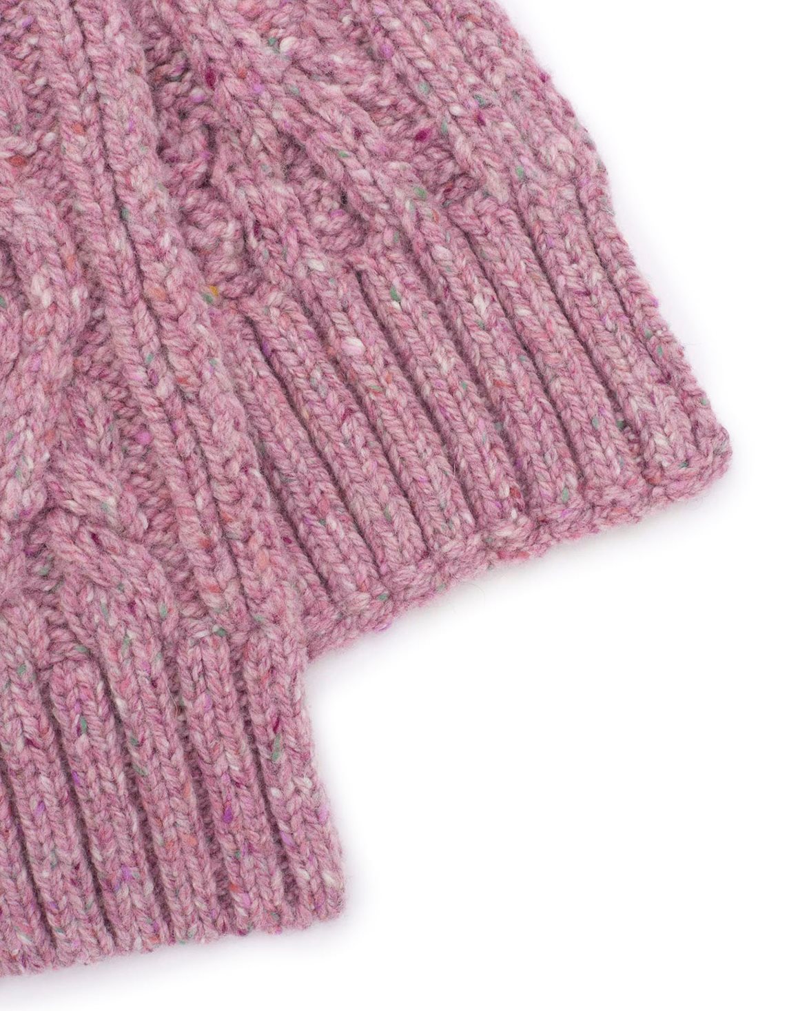 Jil Sander+ Chunky Cable Knit Wool Scarf Twilight