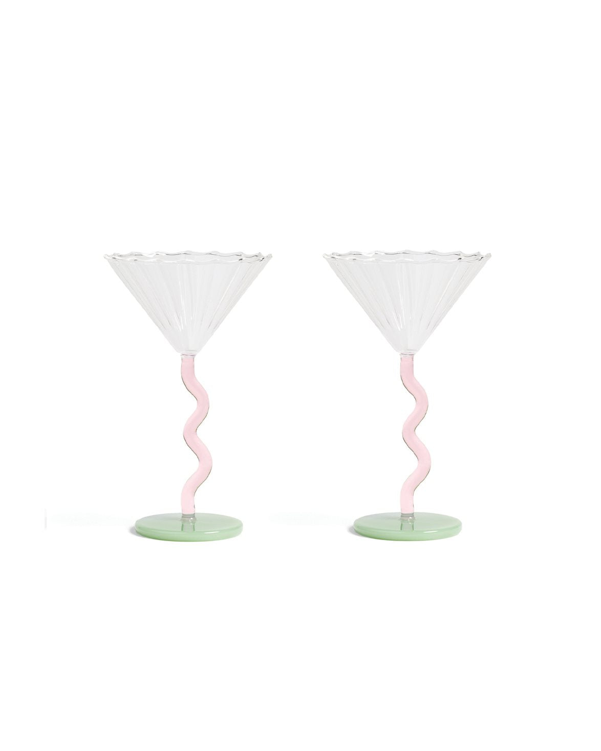 Coupe Curve Set Of 2 Multicolor