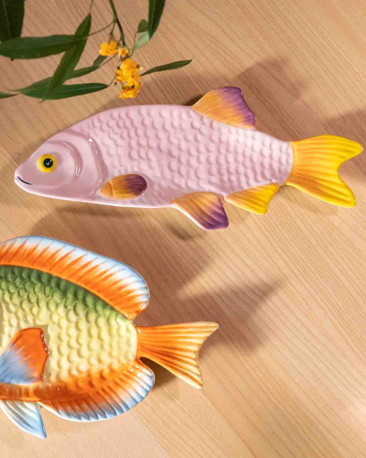Plate Fish Snapper Multicolor