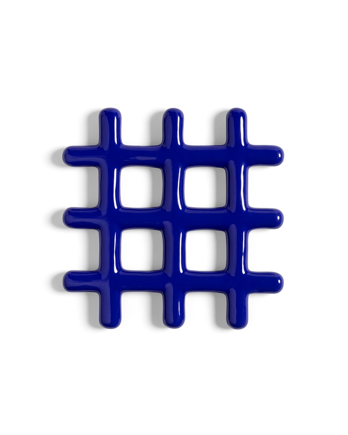 Trivet Grid Blue