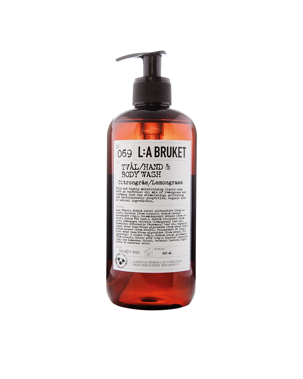 069 Hand & Body Wash Lemongrass