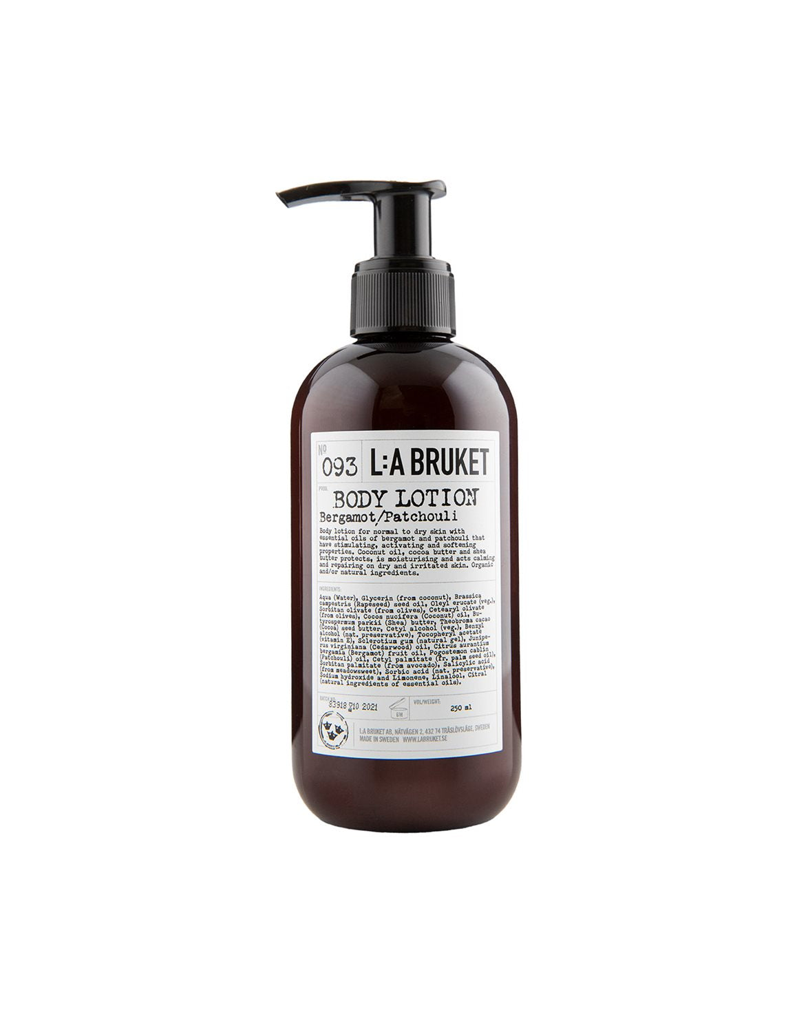 093 Body Lotion Bergamot/Patchouli