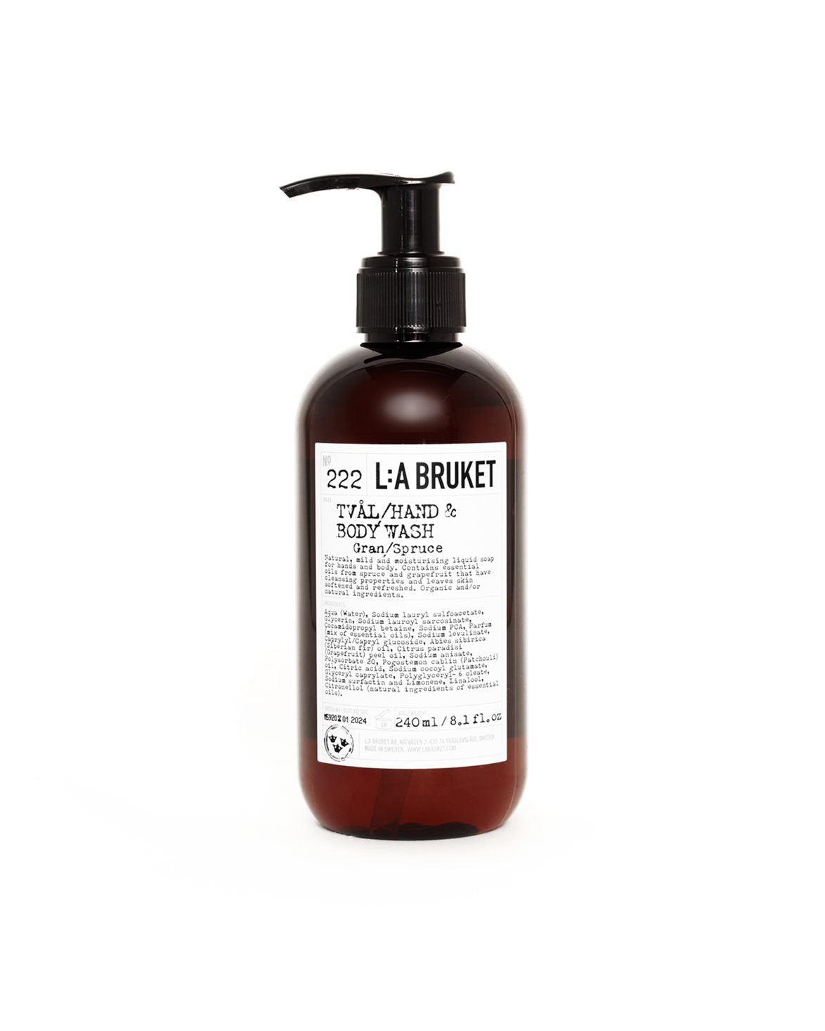 222 Hand & Body Wash Spruce