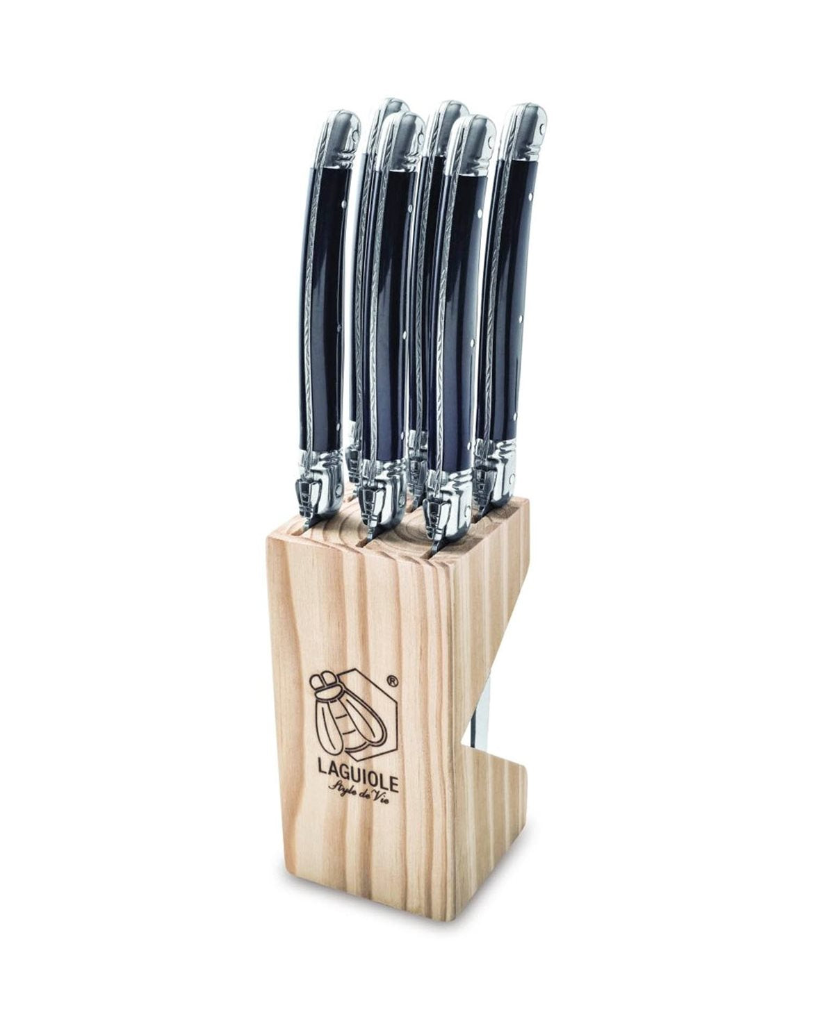 Grill Knives Set Of 6 Black