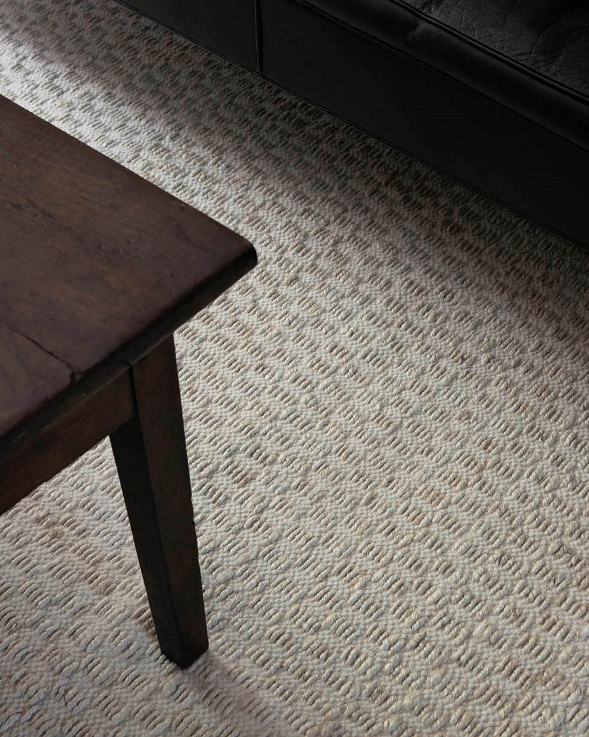 Barley Jute Rug	Bone White