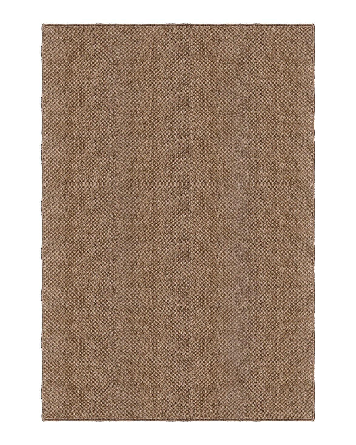 Basket Weave Sisal Rug Brown