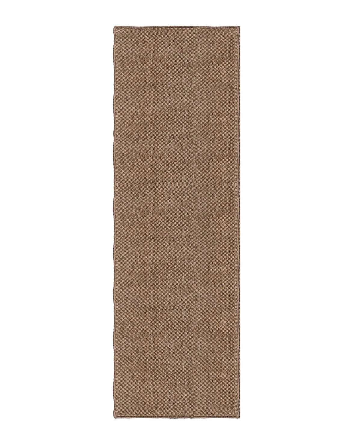 Basket Weave Sisal Rug Brown