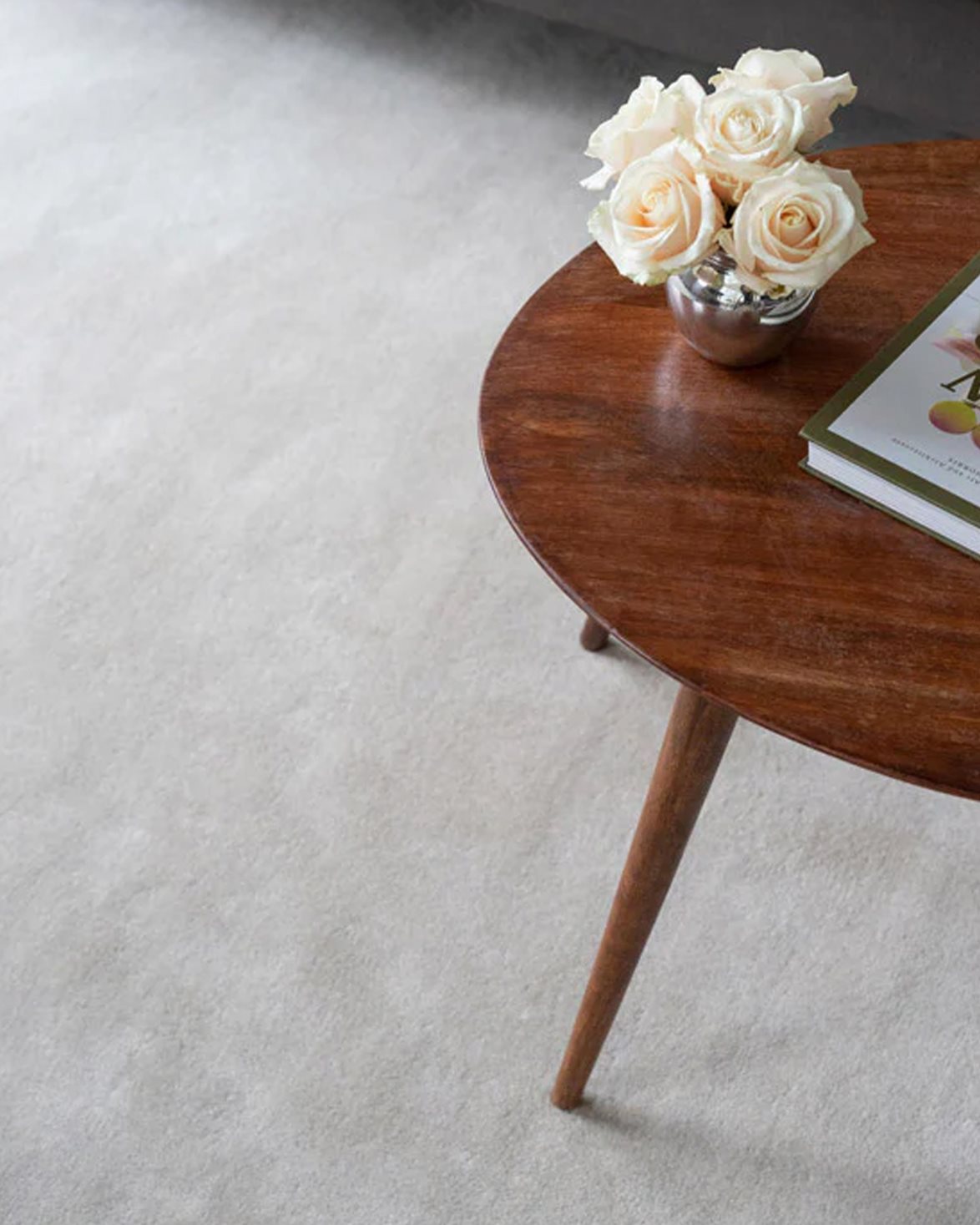 Classic Solid Wool Rug Oatmeal