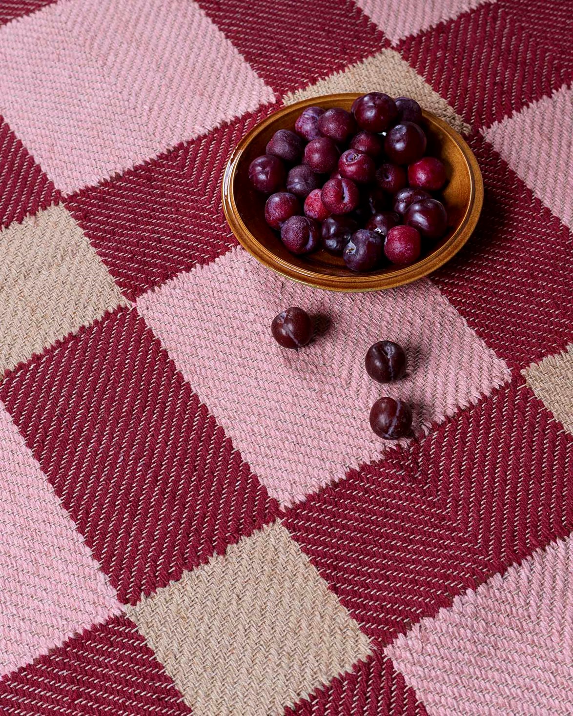 Evelina Kroon Plum Punch Jute Rug