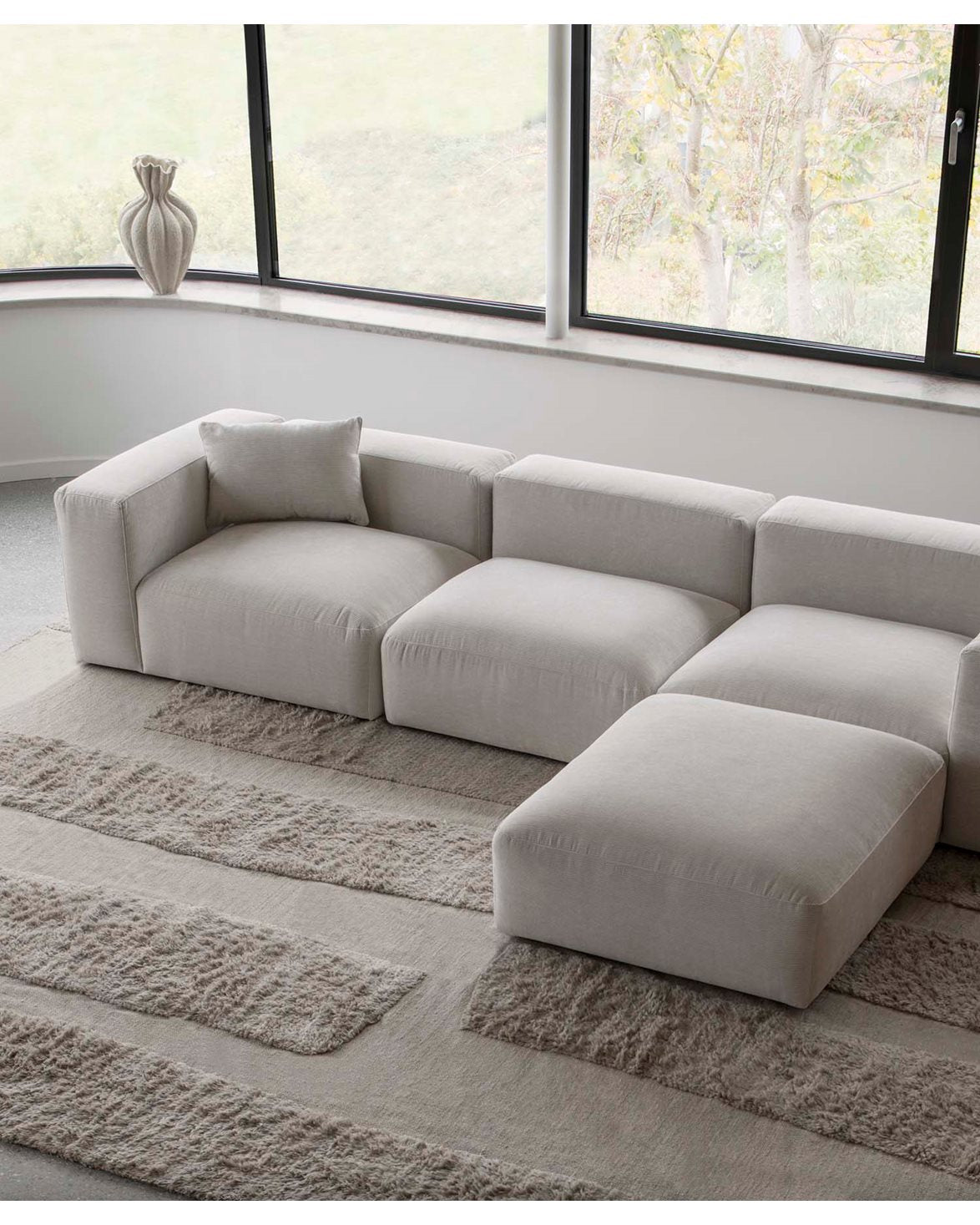 Shaggy Bricks Punja Rug