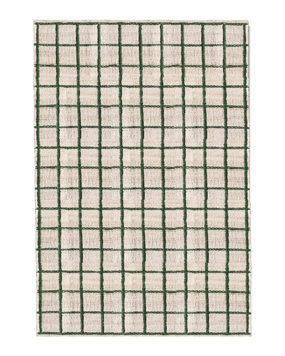 Strata Braided Jute Rug Green