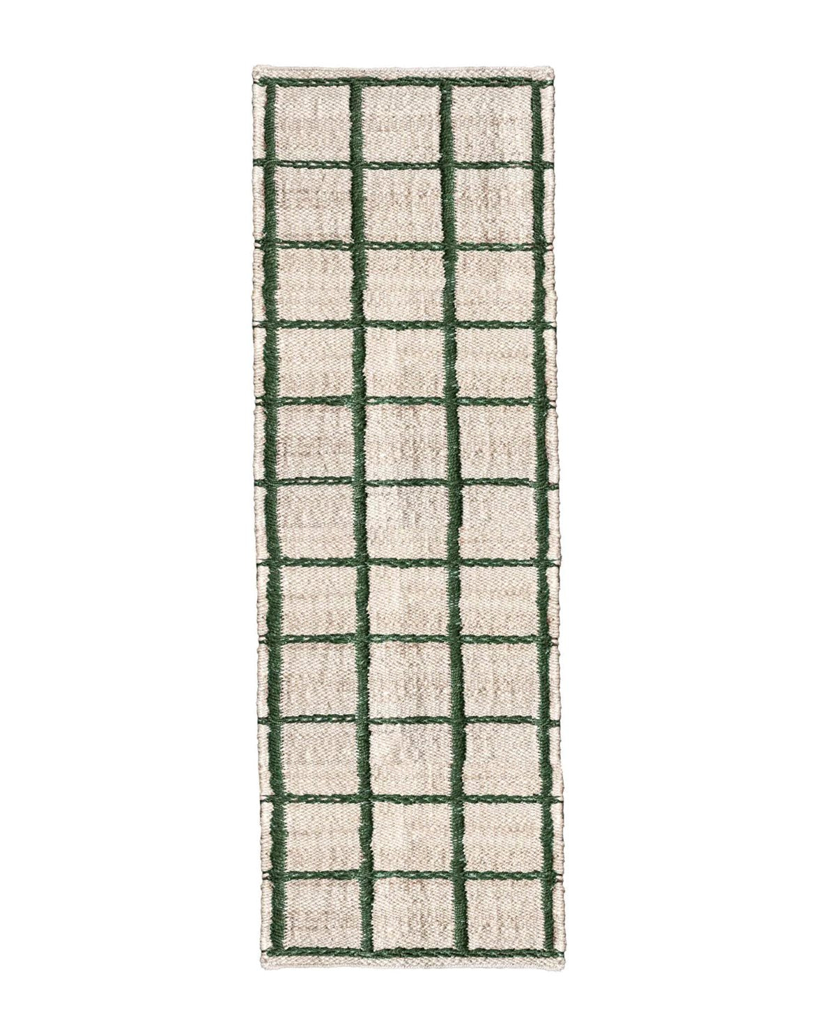 Strata Braided Jute Rug Green