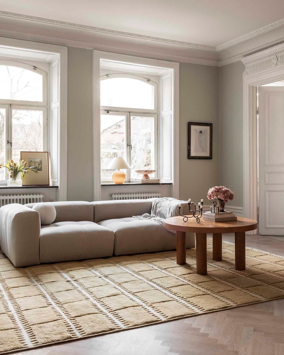 Swedish Homage Lilly Rug Mustard
