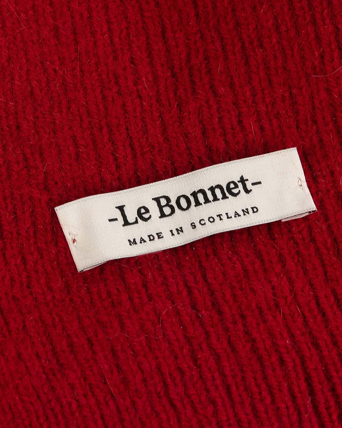 Lambswool/Caregora Beanie Framboise