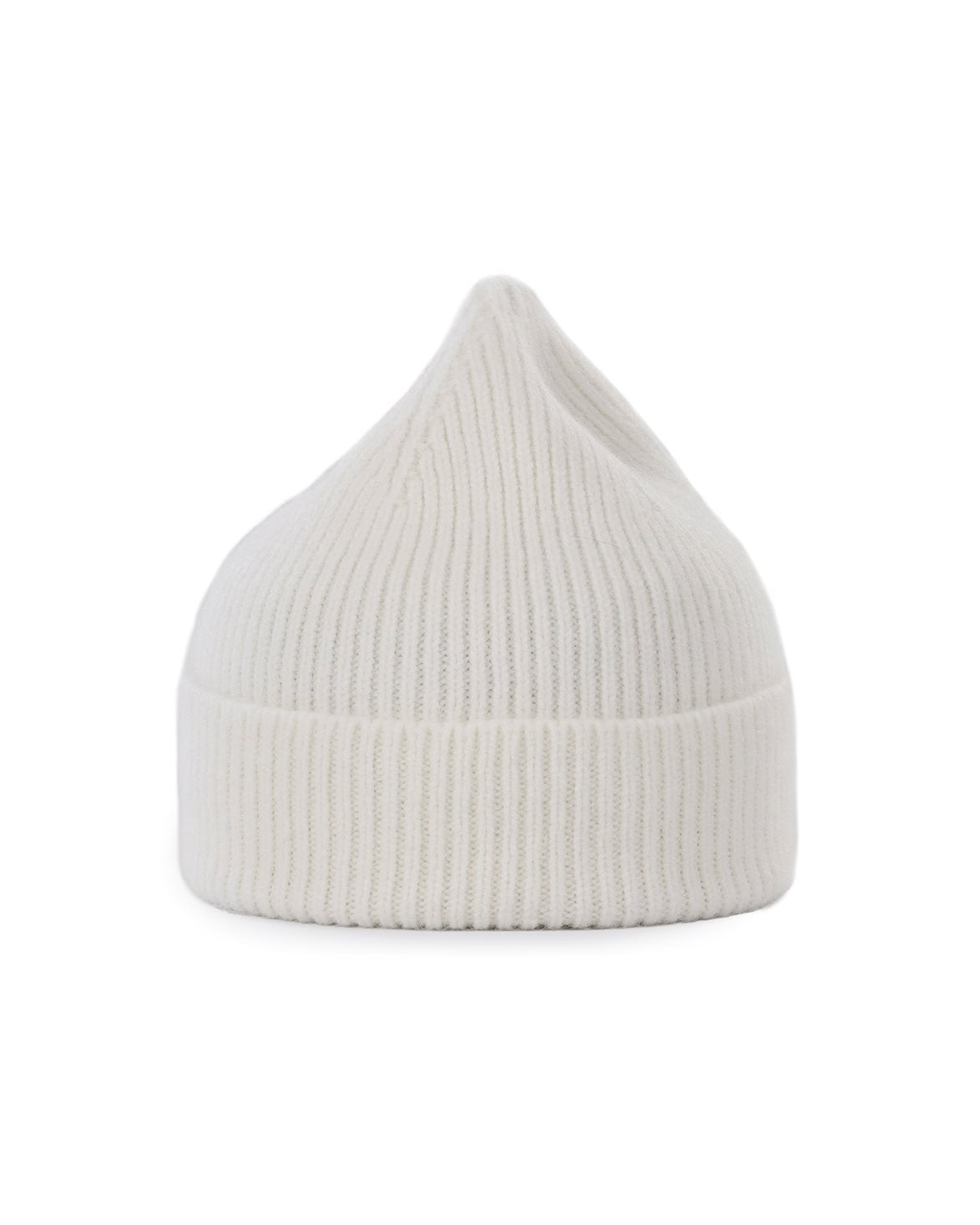 Lambswool/Caregora Beanie Snow