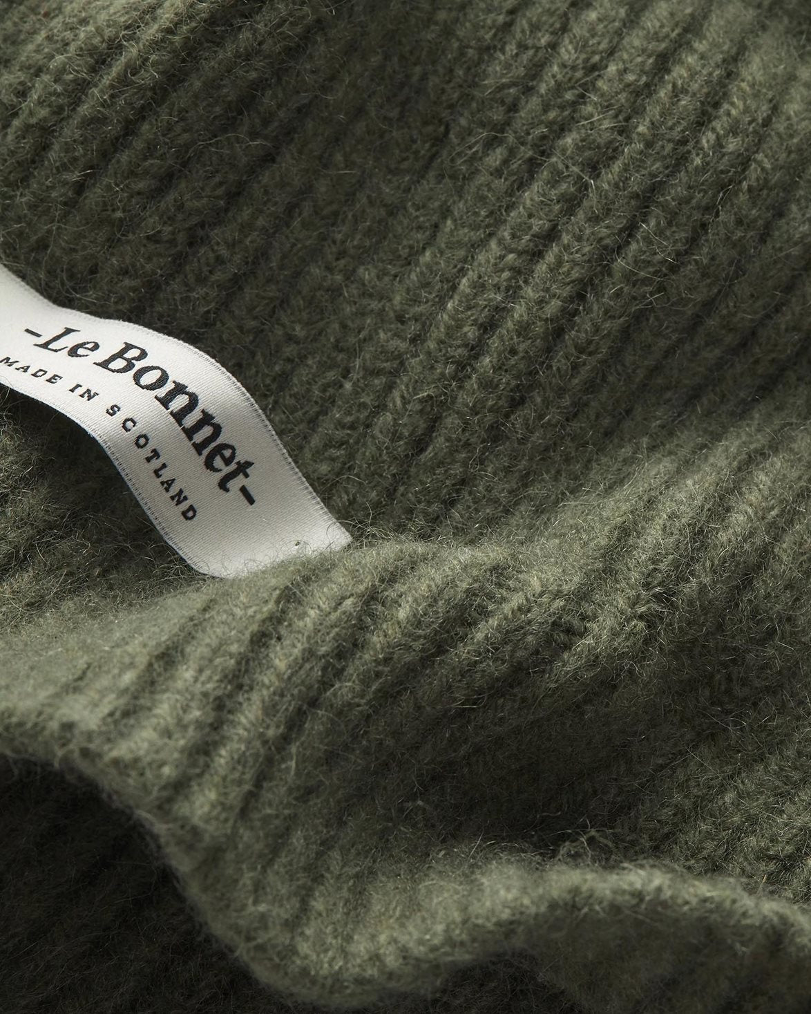 Lambswool/Caregora Beanie Croco