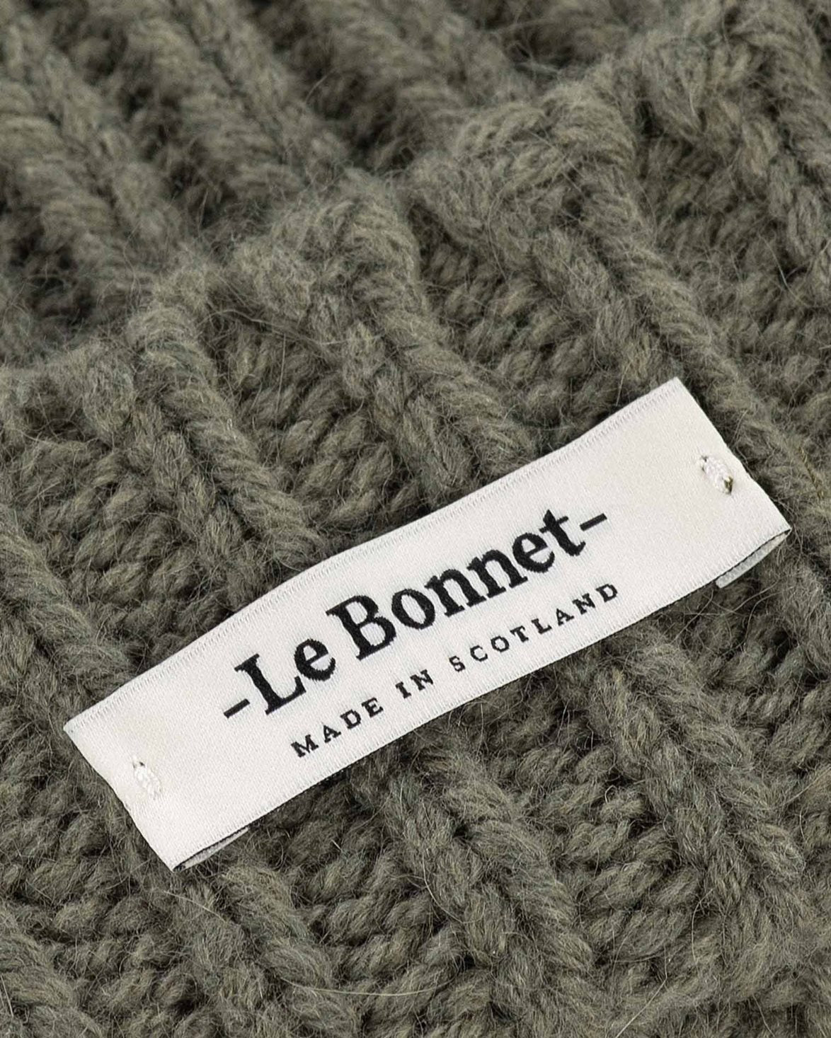 Lambswool/Caregora Logo Beanie Croco