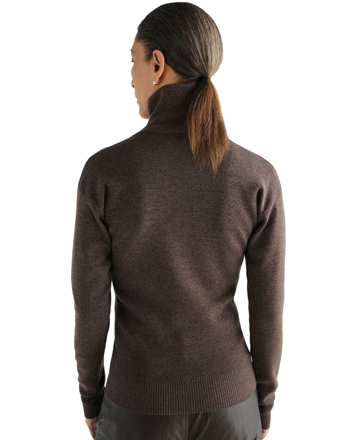 Buttoned Top Ecorce Melange