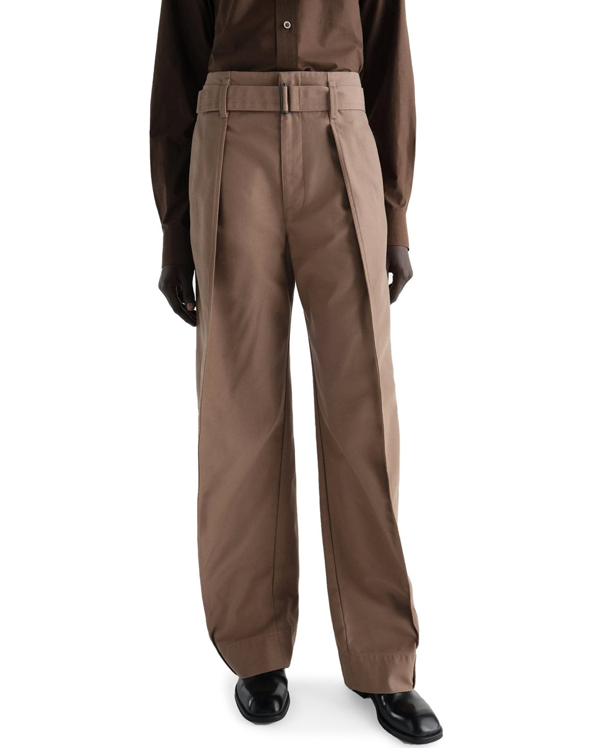 Curved Pants Chestnut
