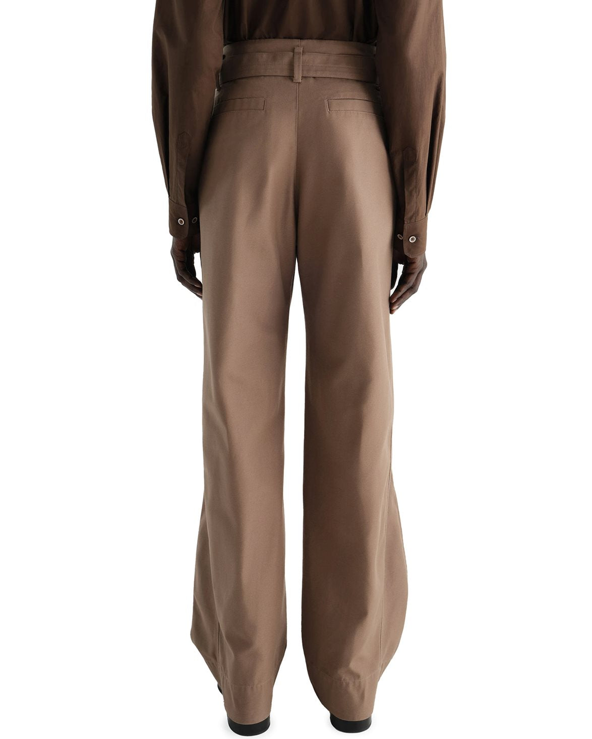 Curved Pants Chestnut