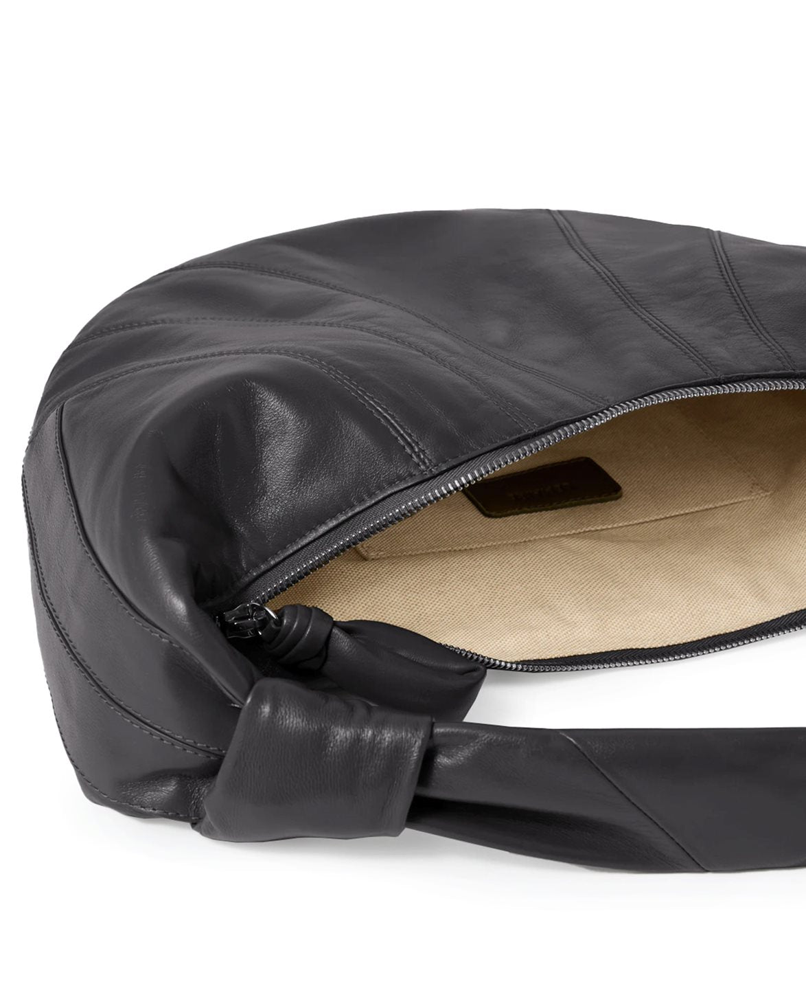 Fortune Croissant Bag Nappa Leather Dark Chocolate