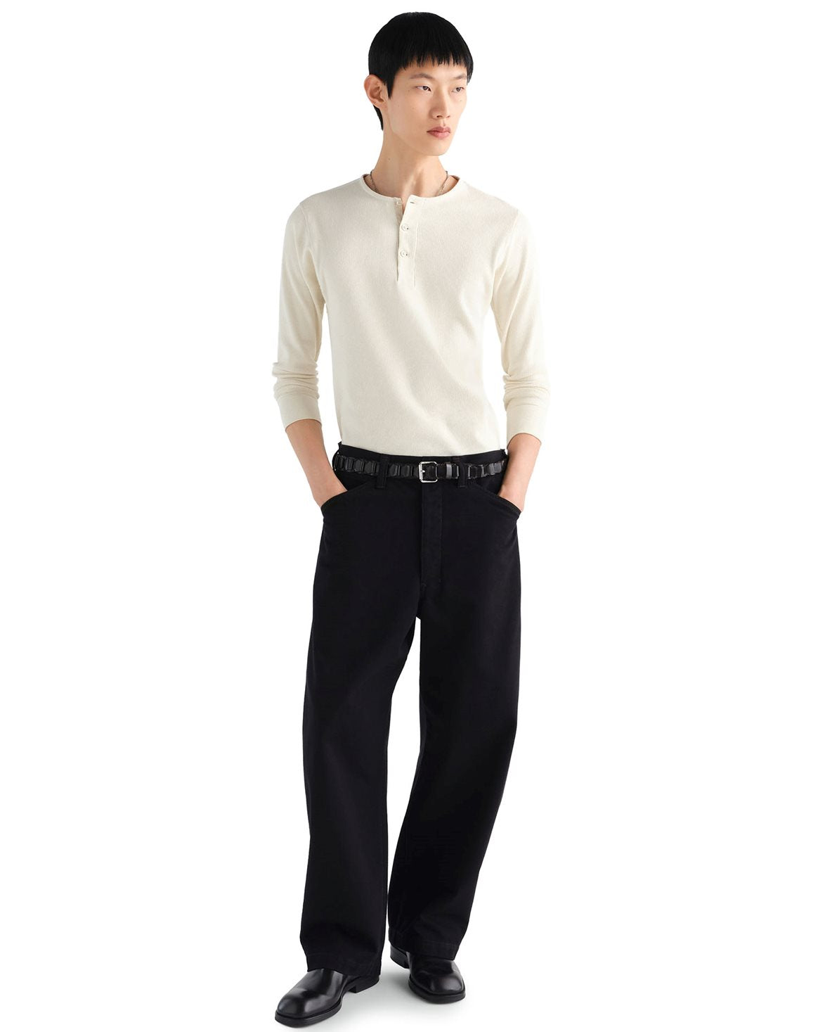Long Sleeve Henley Enoki