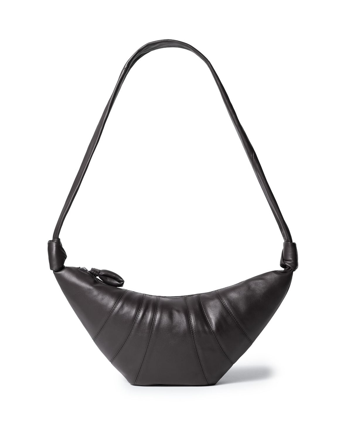 Medium Croissant Bag Nappa Leather Dark Chocolate