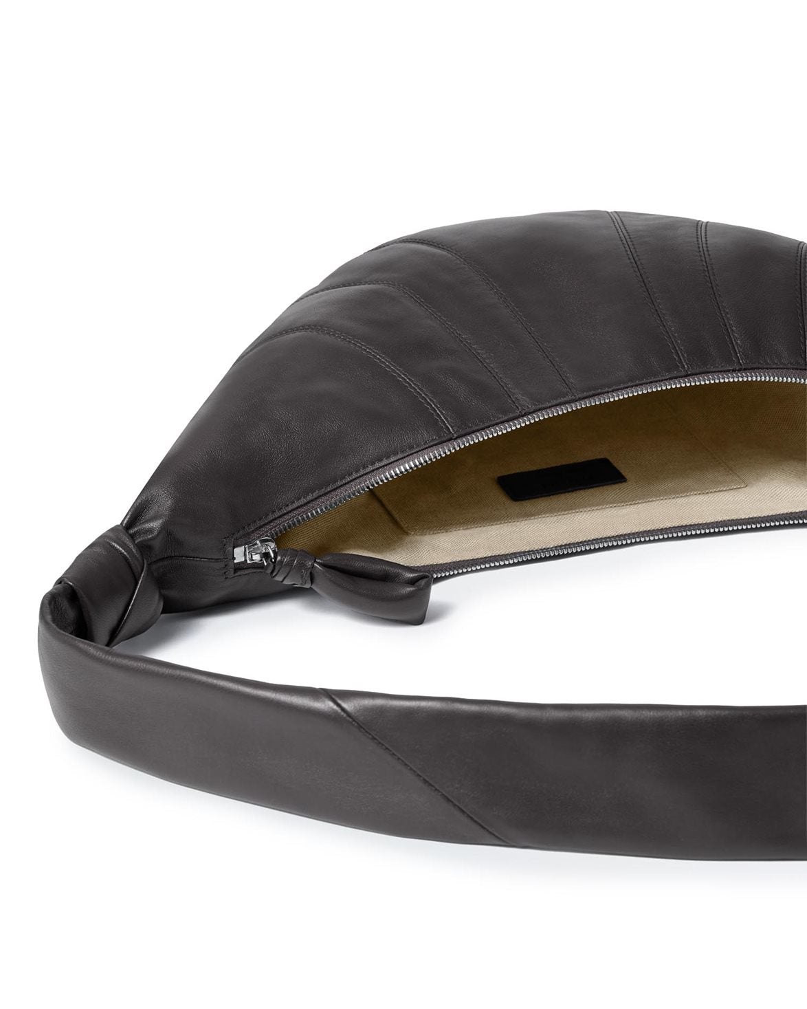 Medium Croissant Bag Nappa Leather Dark Chocolate